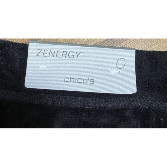 Zenergy By Chico's Womens Pants Size 0 US 4 XL Velour Velvet Pull On NWT - Picture 8 of 10